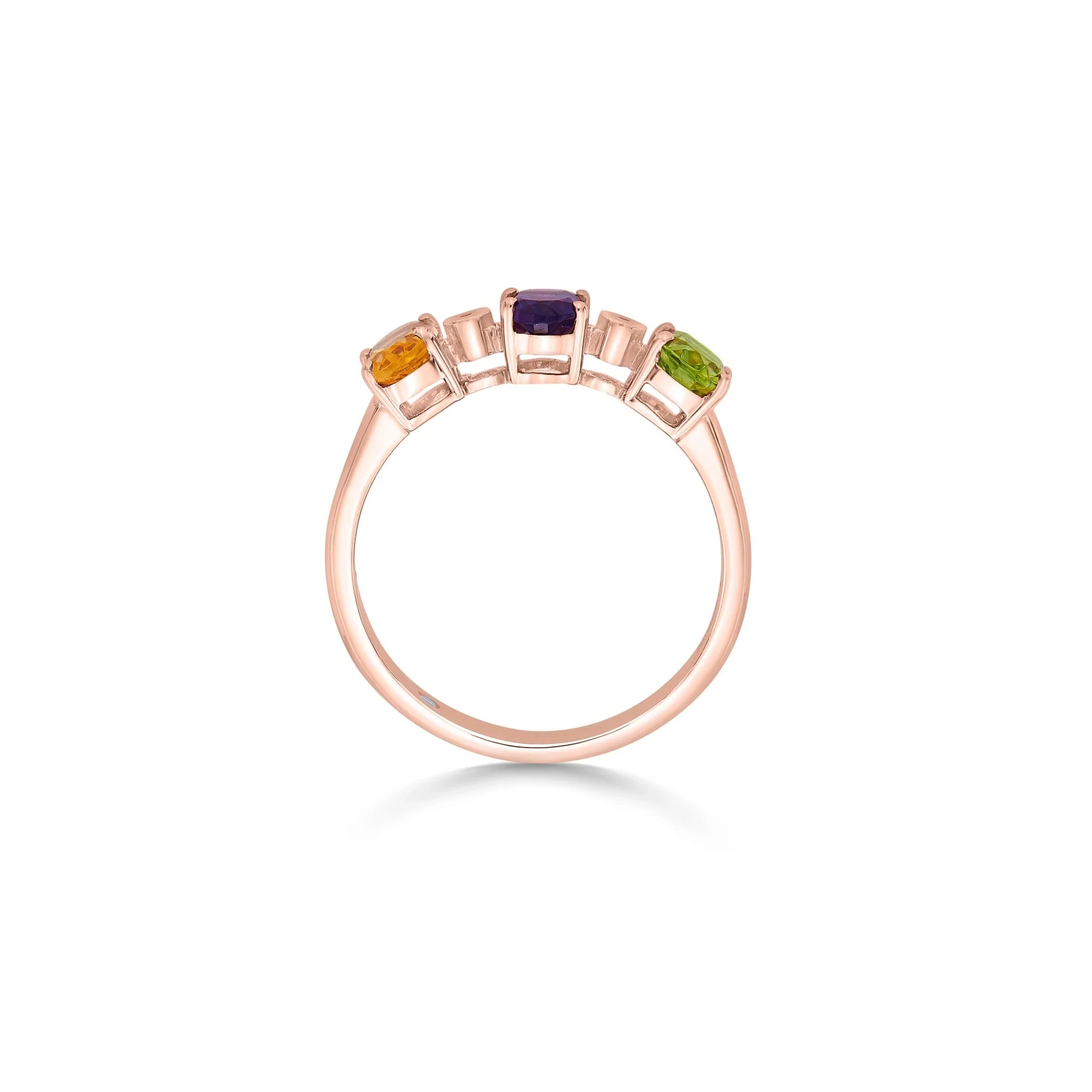 Color Pop Radiant Trifecta Ring - Zen Diamond India