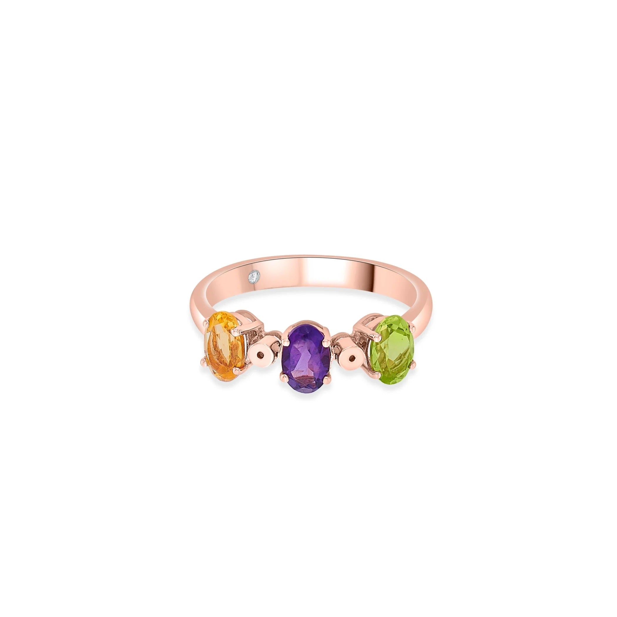 Color Pop Radiant Trifecta Ring - Zen Diamond India