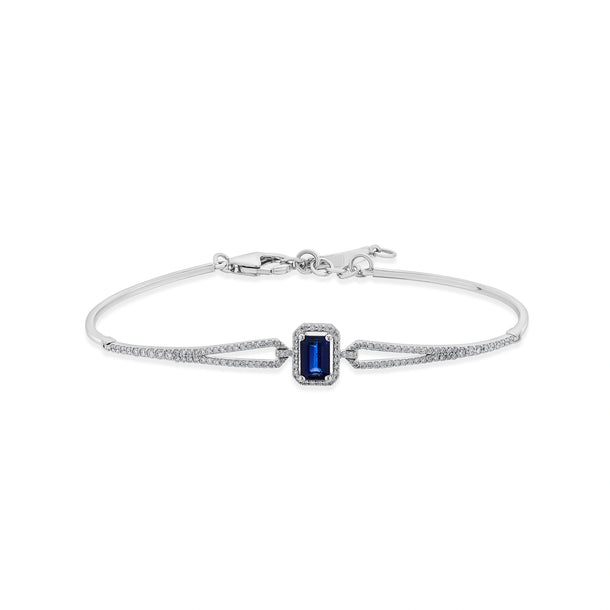 Toren Classic Emerald-Cut Sparkle Bracelet