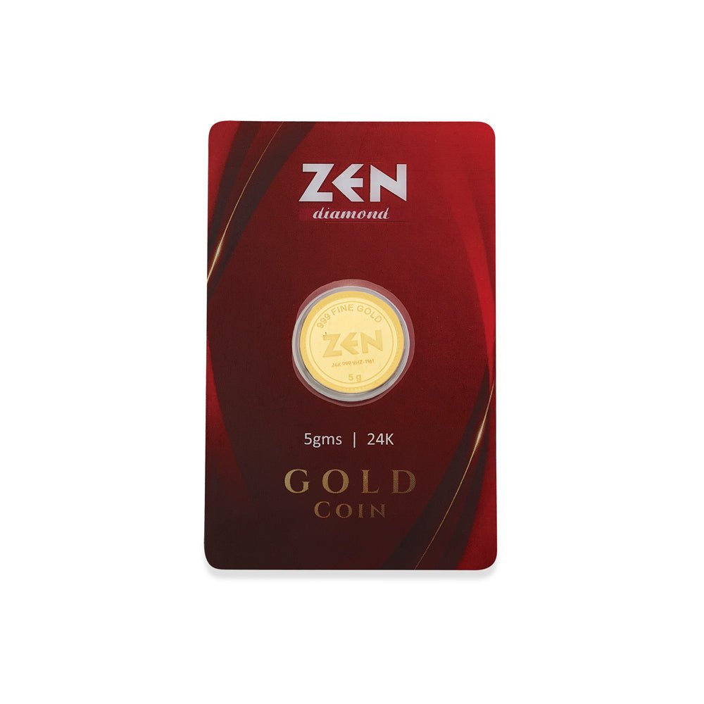 Gold Coin - 5 Grams - Zen Diamond India
