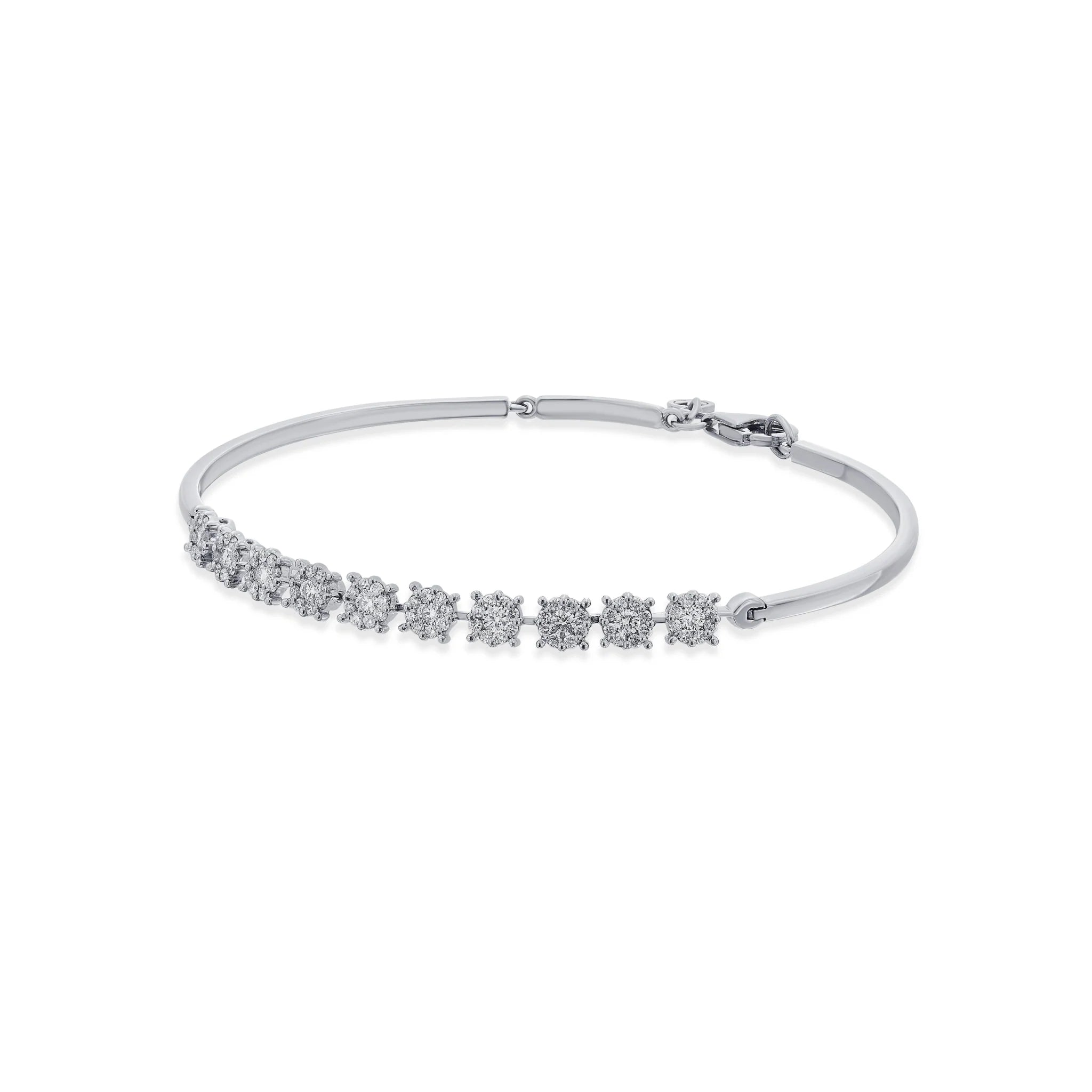 Zen Pirlanta White Sparkle Bracelet - Zen Diamond India