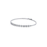 Solitaire White Sparkle Bracelet - Zen Diamond India