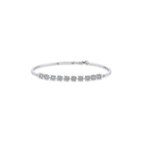 Solitaire White Sparkle Bracelet - Zen Diamond India