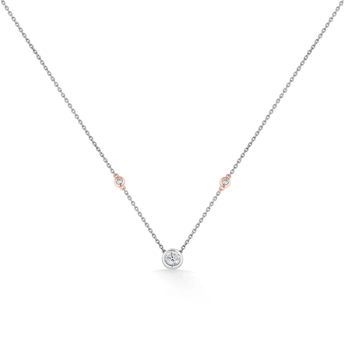 Solitaire Cosmic Connection Pendant - Zen Diamond India