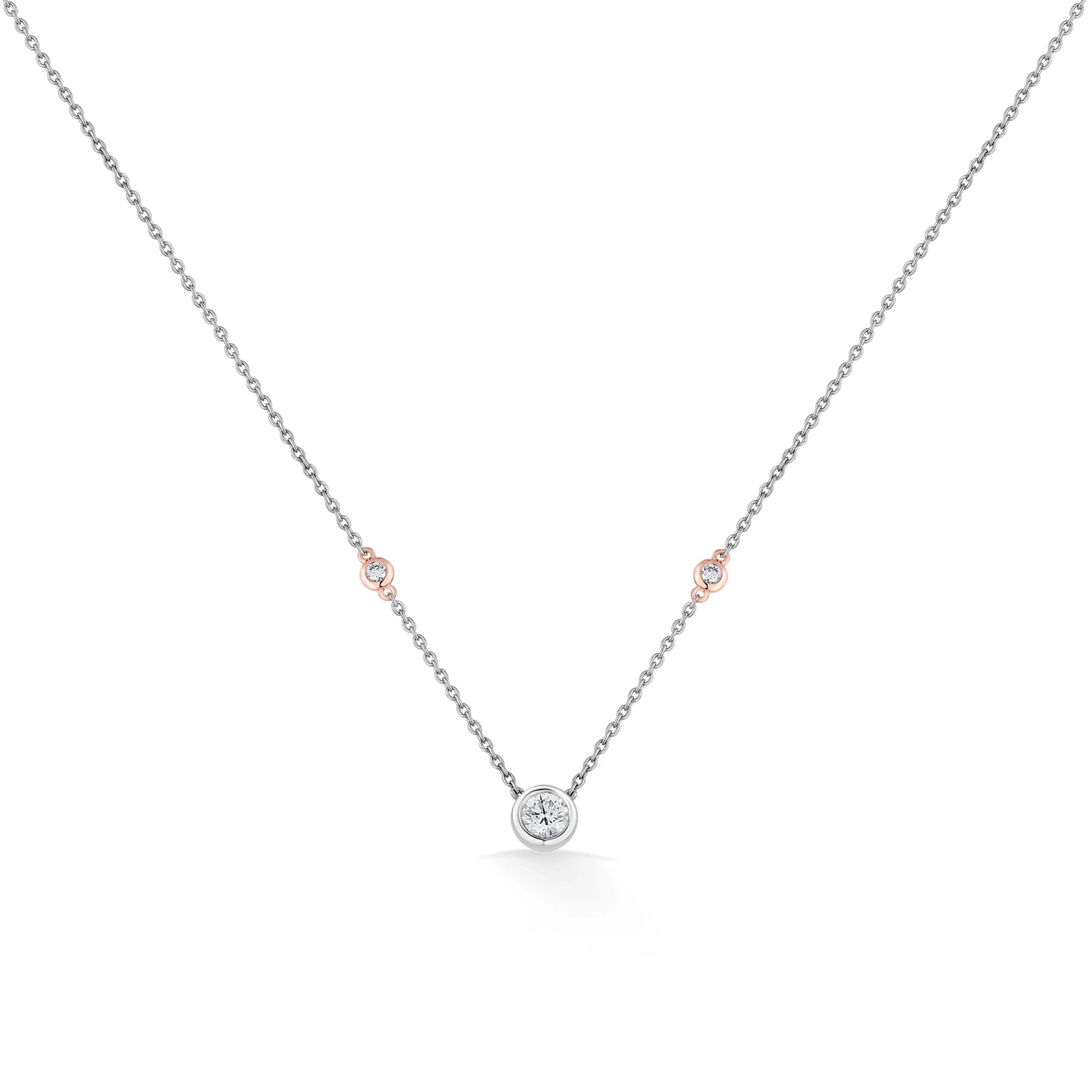 Solitaire Cosmic Connection Pendant - Zen Diamond India