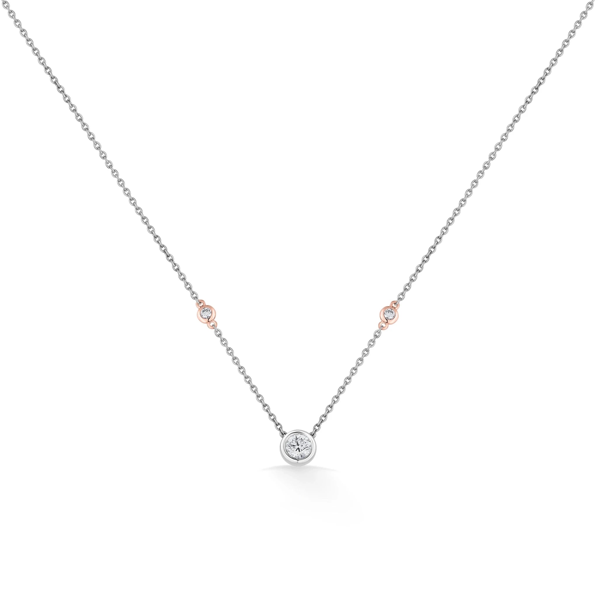 Solitaire Cosmic Connection Pendant - Zen Diamond India