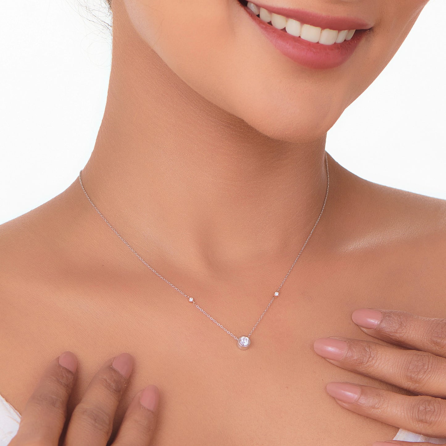 Eternal Spark Diamond Glow Pendant - Zen Diamond India