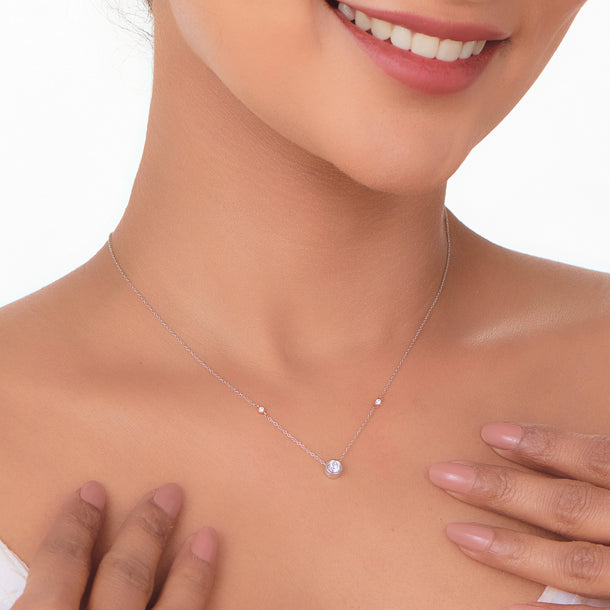 Eternal Spark Diamond Glow Pendant - Zen Diamond India