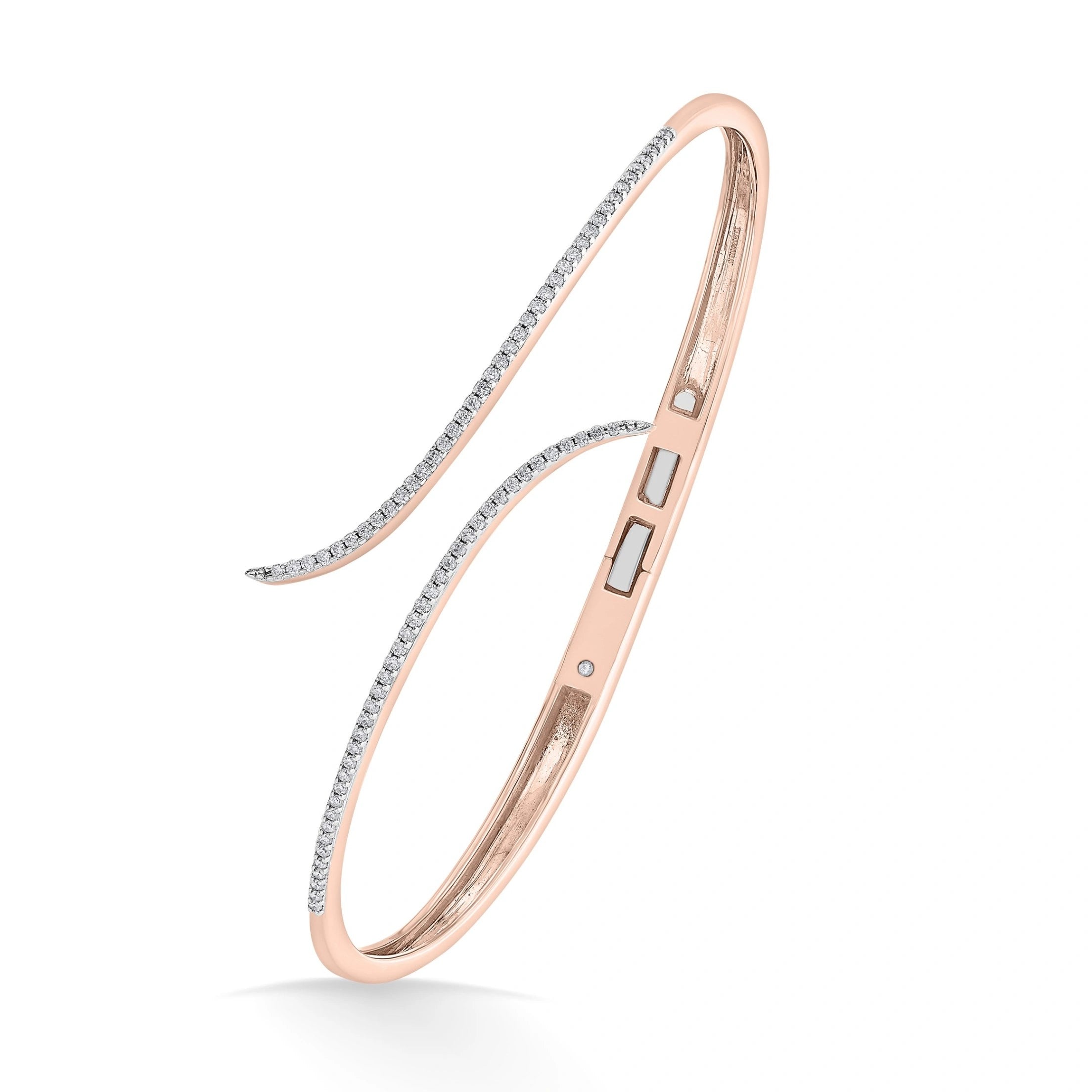 Sassy Gleaming Swirl Bracelet - Zen Diamond India