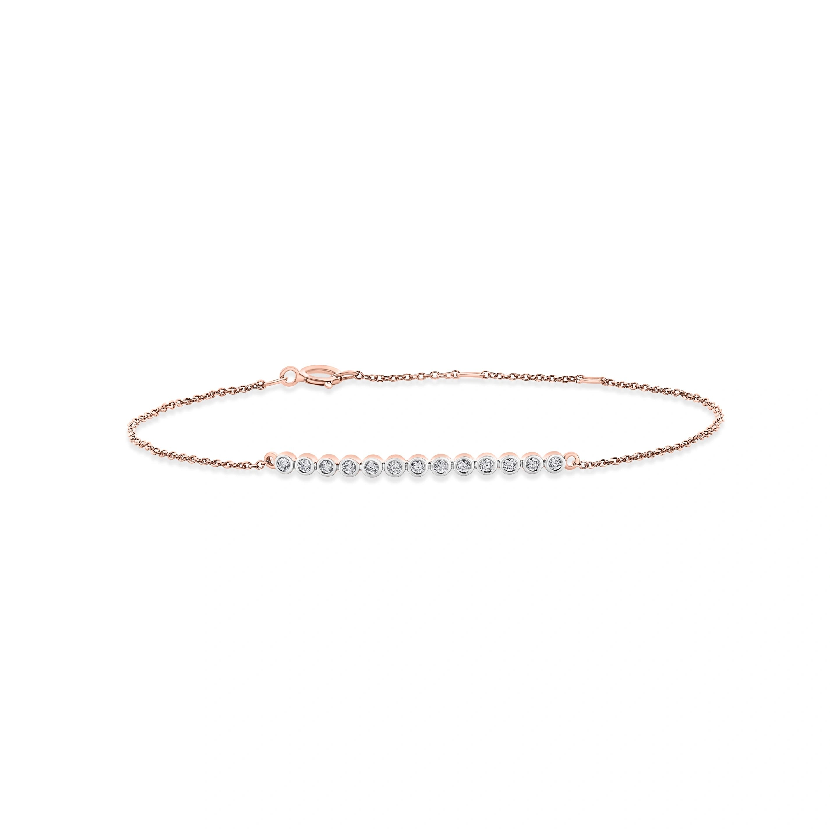 Solitaire Whisper Spark Bracelet - Zen Diamond India