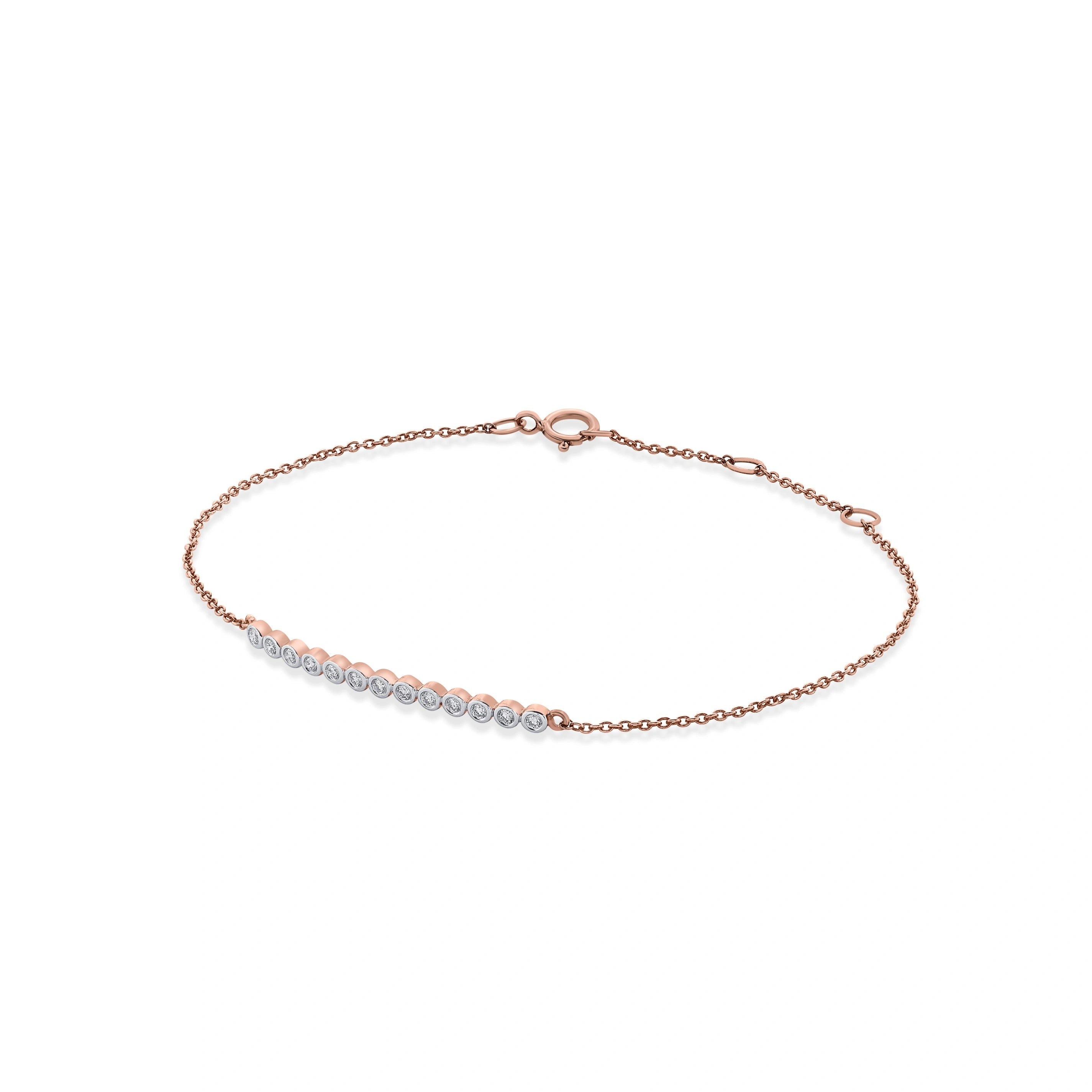 Solitaire Whisper Spark Bracelet - Zen Diamond India