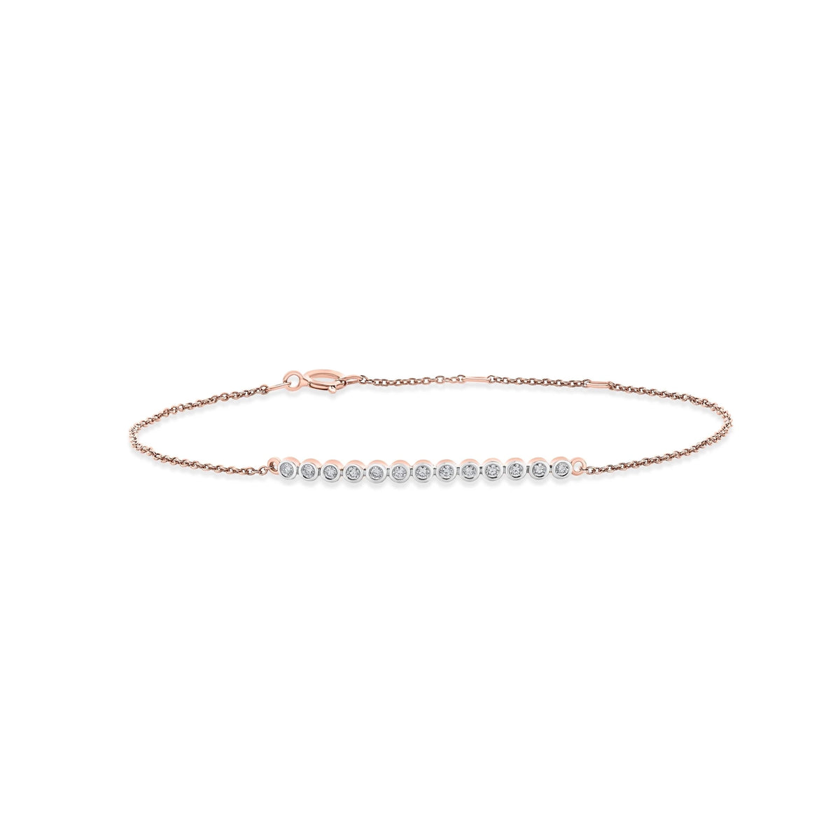 Solitaire Whisper Spark Bracelet - Zen Diamond India