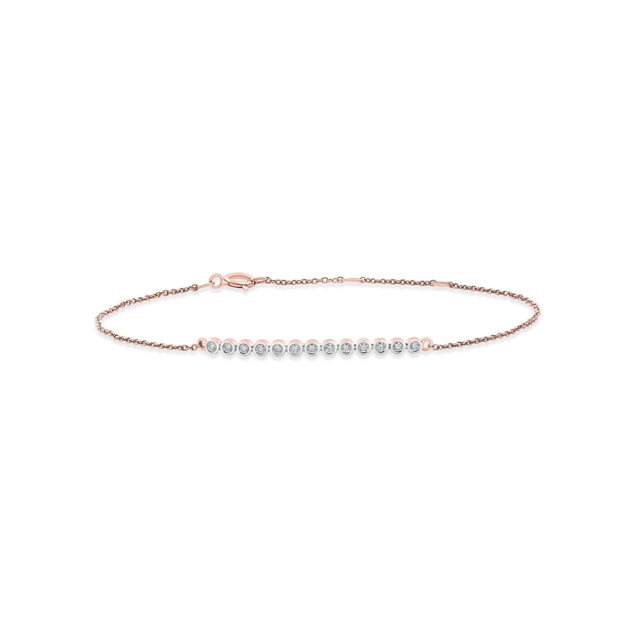 Solitaire Whisper Spark Bracelet - Zen Diamond India