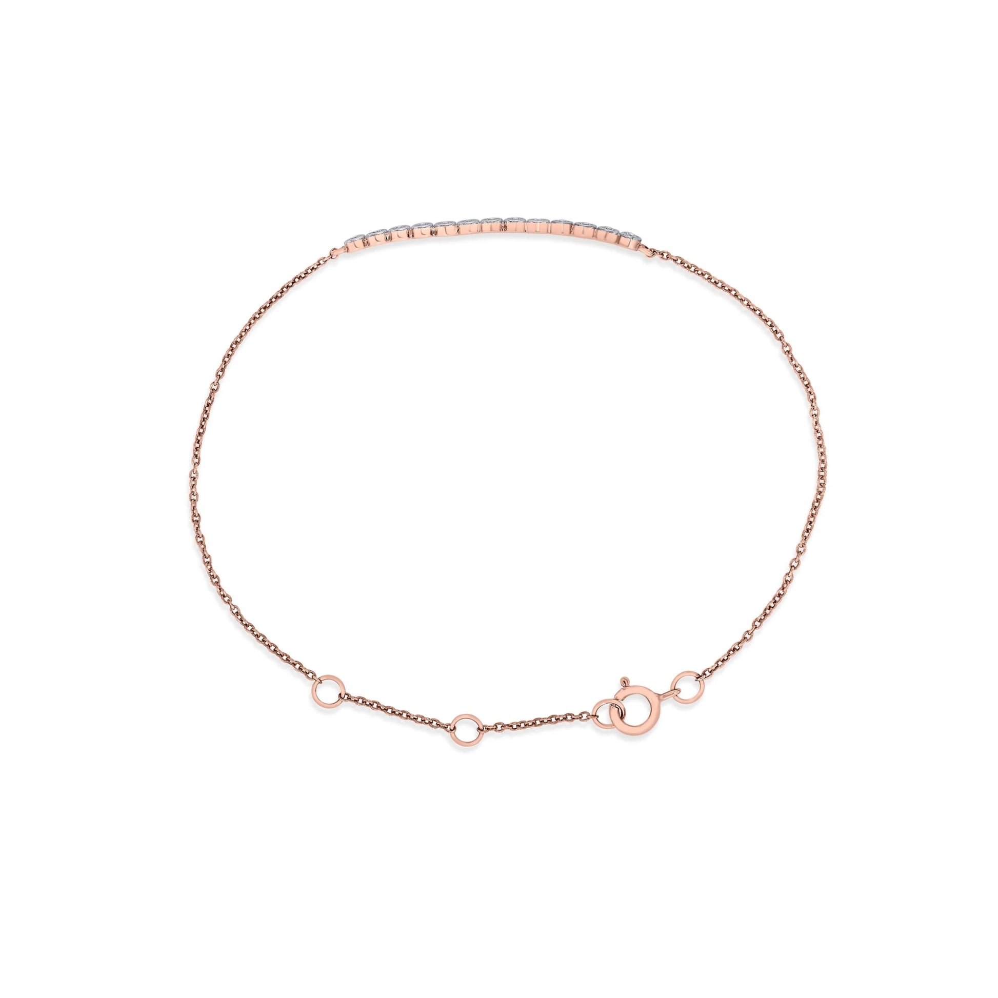 Solitaire Whisper Spark Bracelet - Zen Diamond India