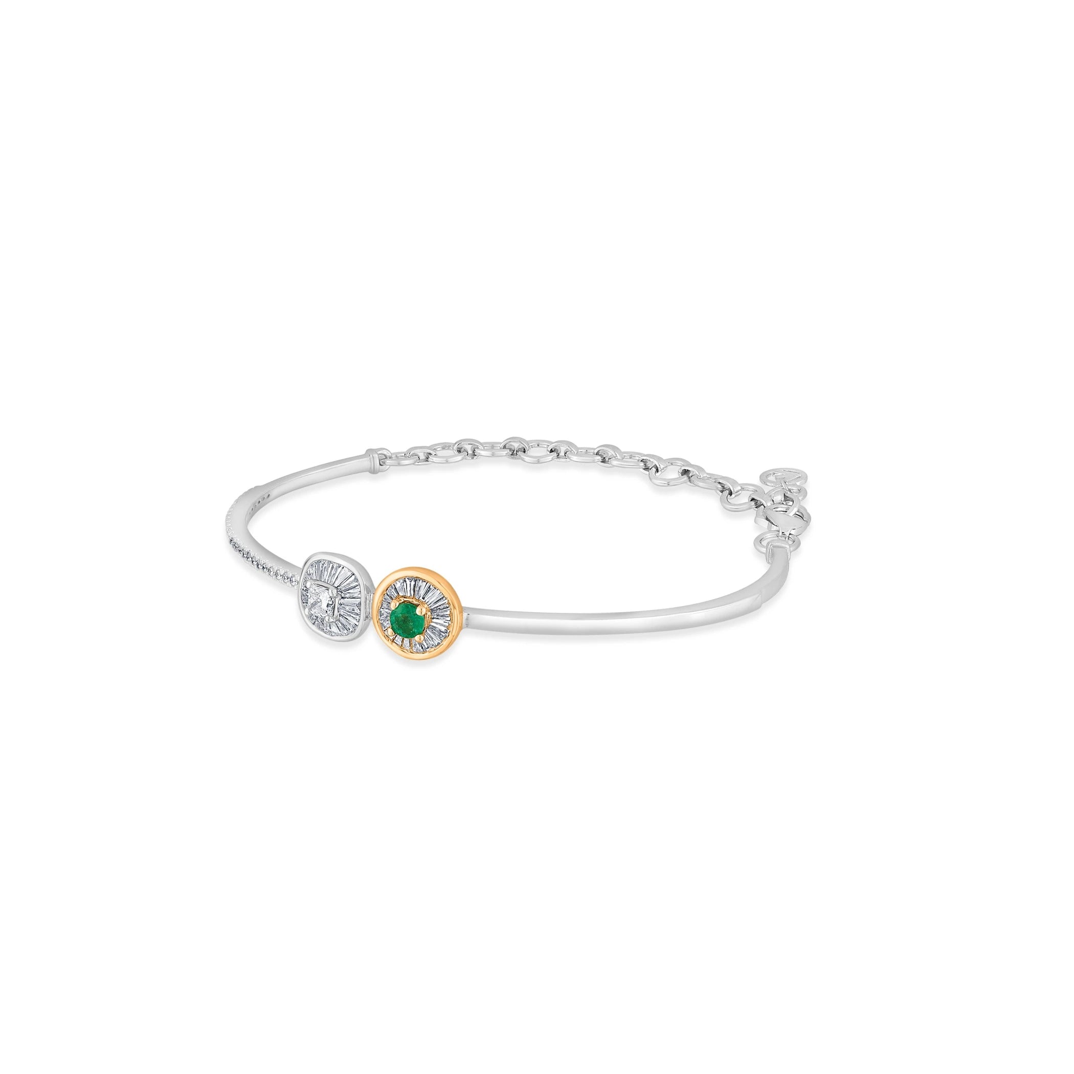 Iris Allure Luxe Cuff Bracelet - Zen Diamond India