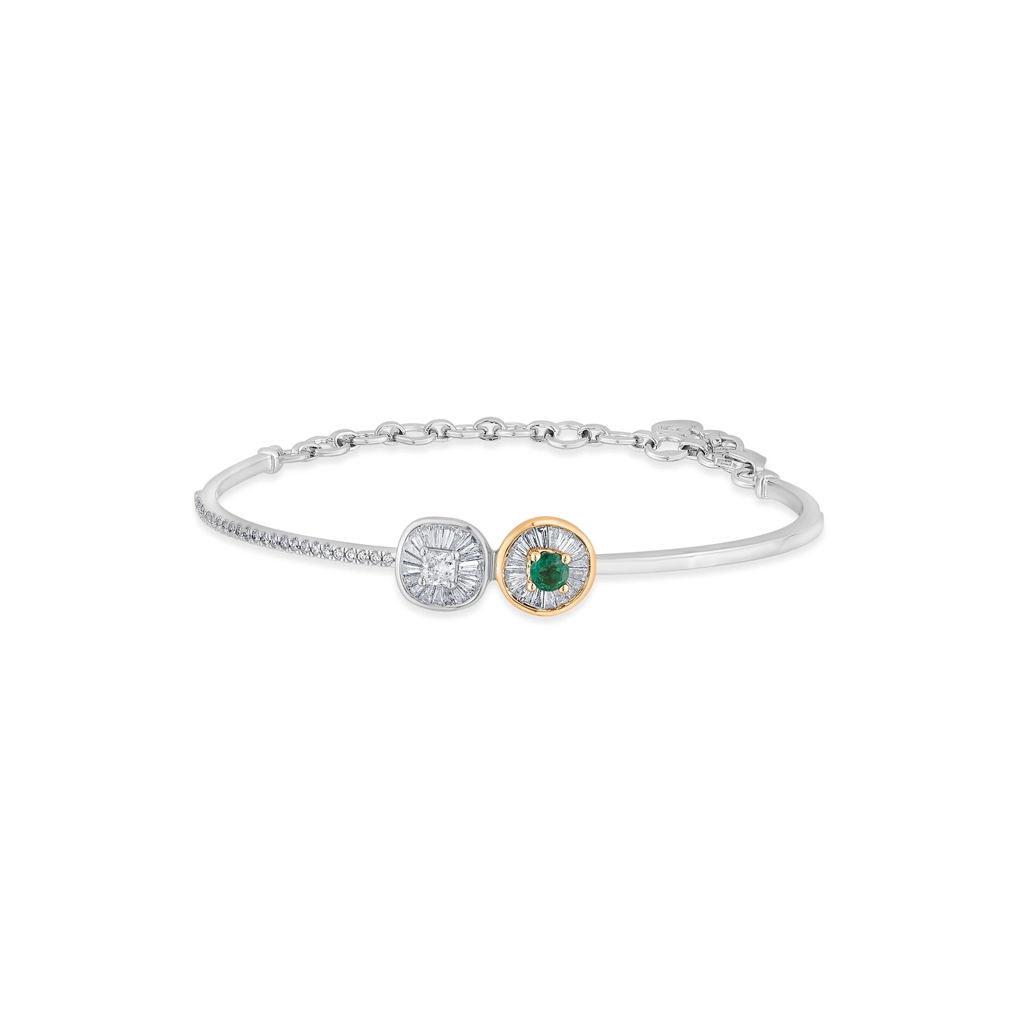 Iris Allure Luxe Cuff Bracelet - Zen Diamond India