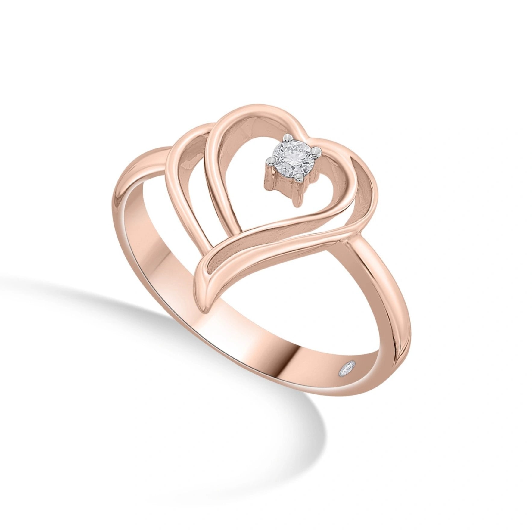 Love Knot Heartstrings Solitaire Ring