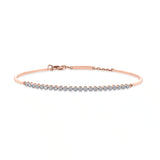 Sleek Diamond Arc Bracelet - Zen Diamond India