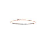 Solitaire Sleek Diamond Arc Bracelet - Zen Diamond India