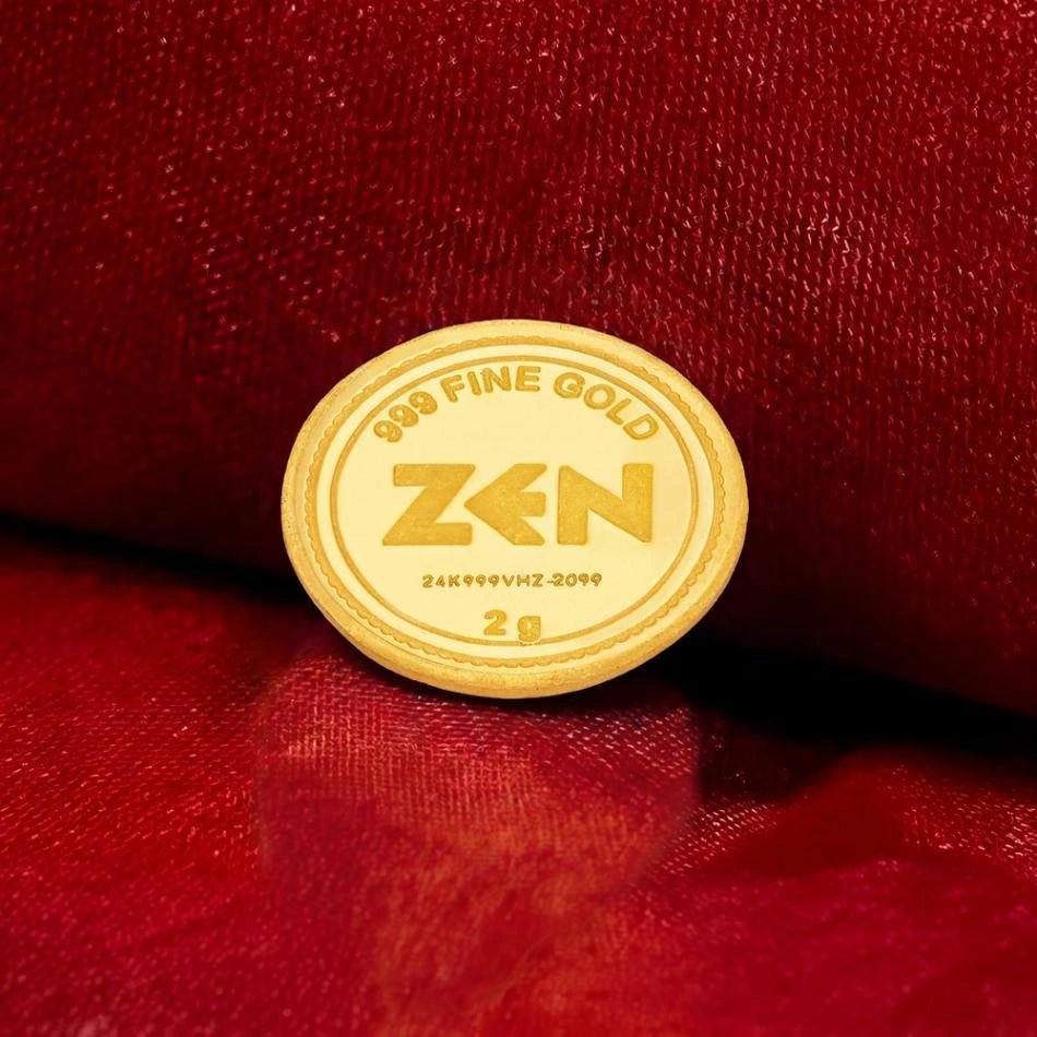 Gold Coin - 2 Grams - Zen Diamond India
