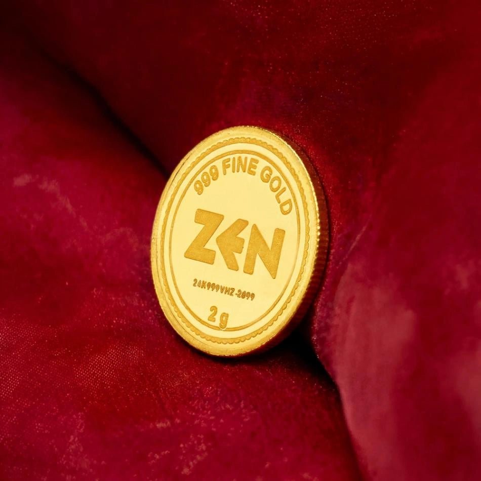Gold Coin - 2 Grams - Zen Diamond India