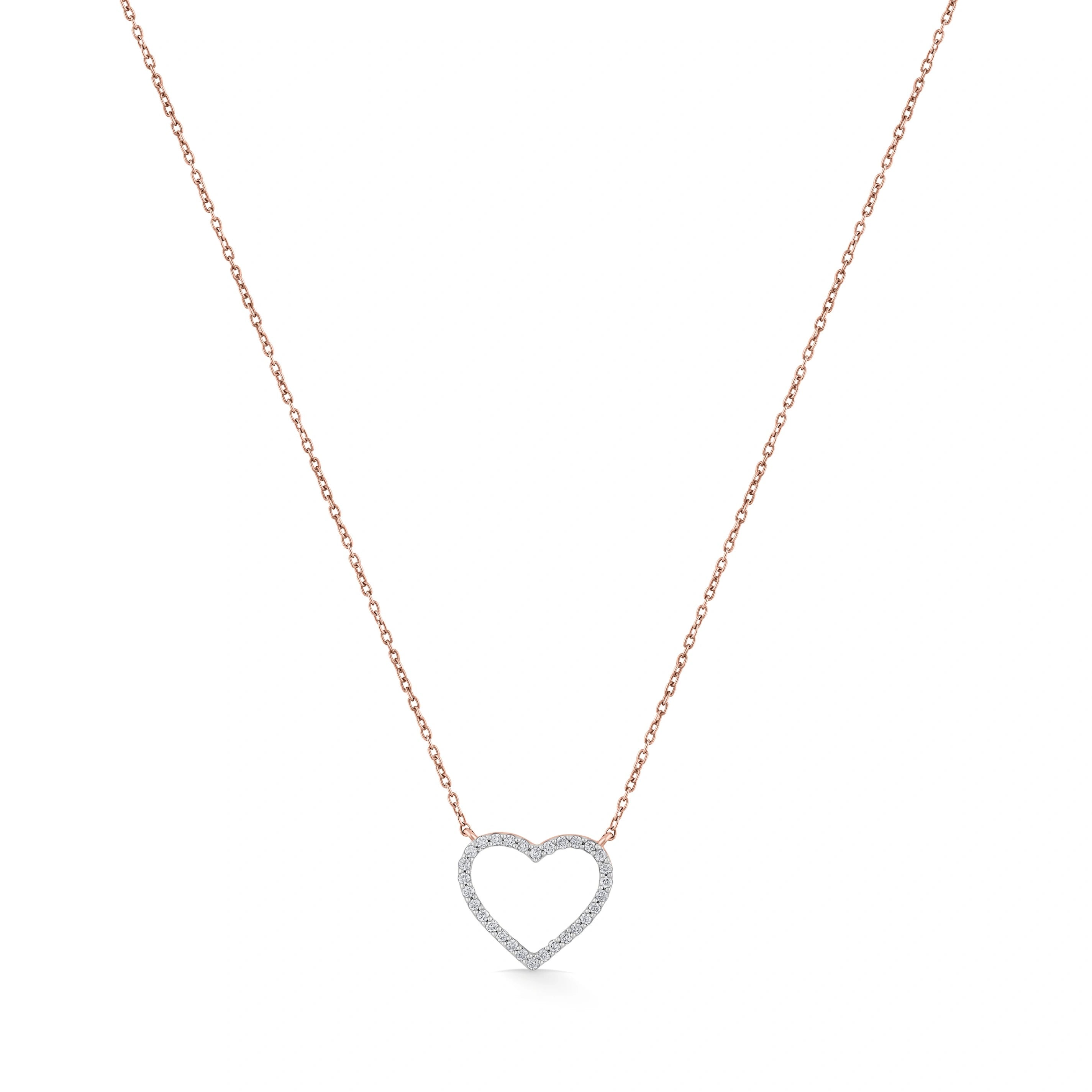 Diamond Whisper Heart Pendant - Zen Diamond India