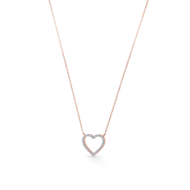 Diamond Whisper Heart Pendant - Zen Diamond India