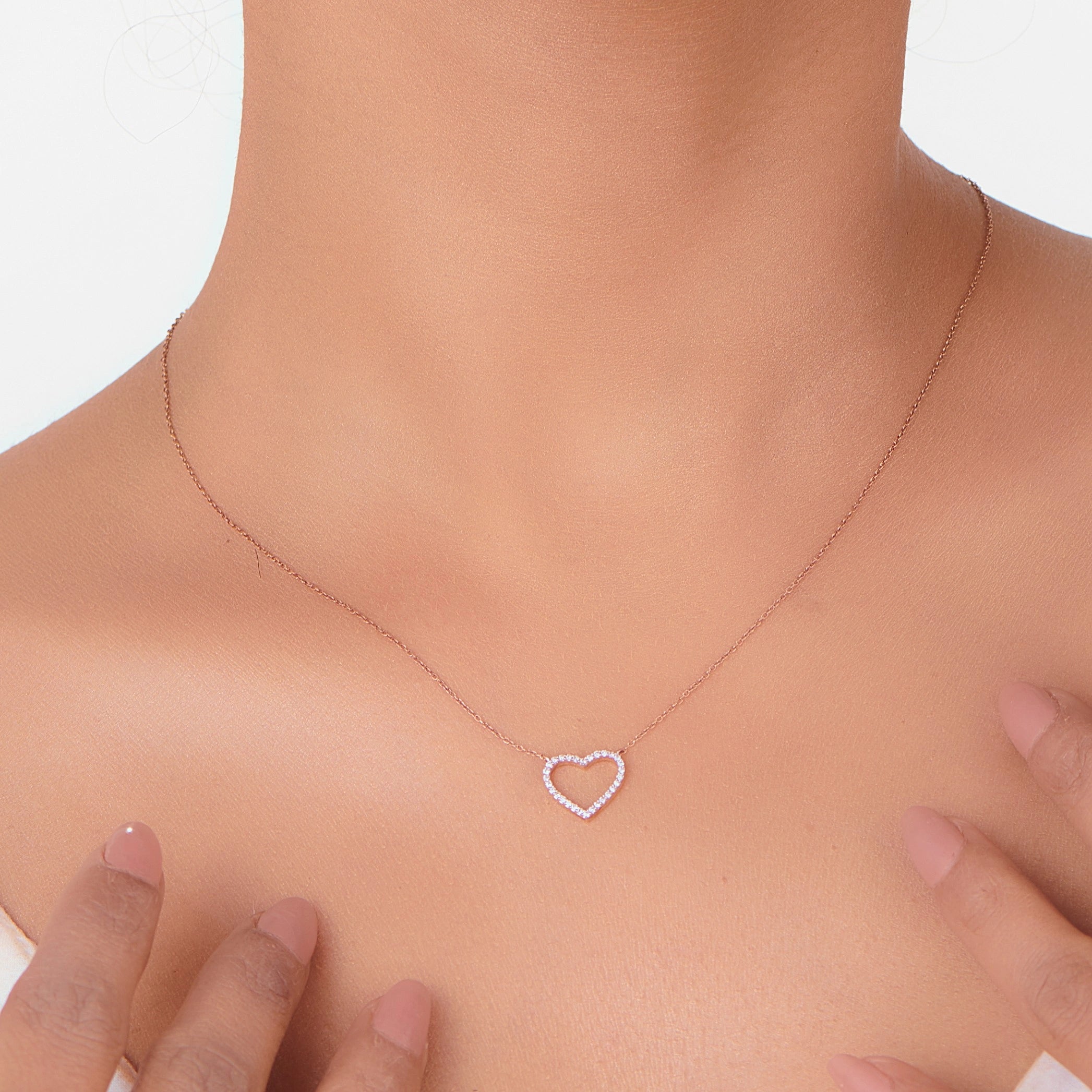 Diamond Whisper Heart Pendant - Zen Diamond India