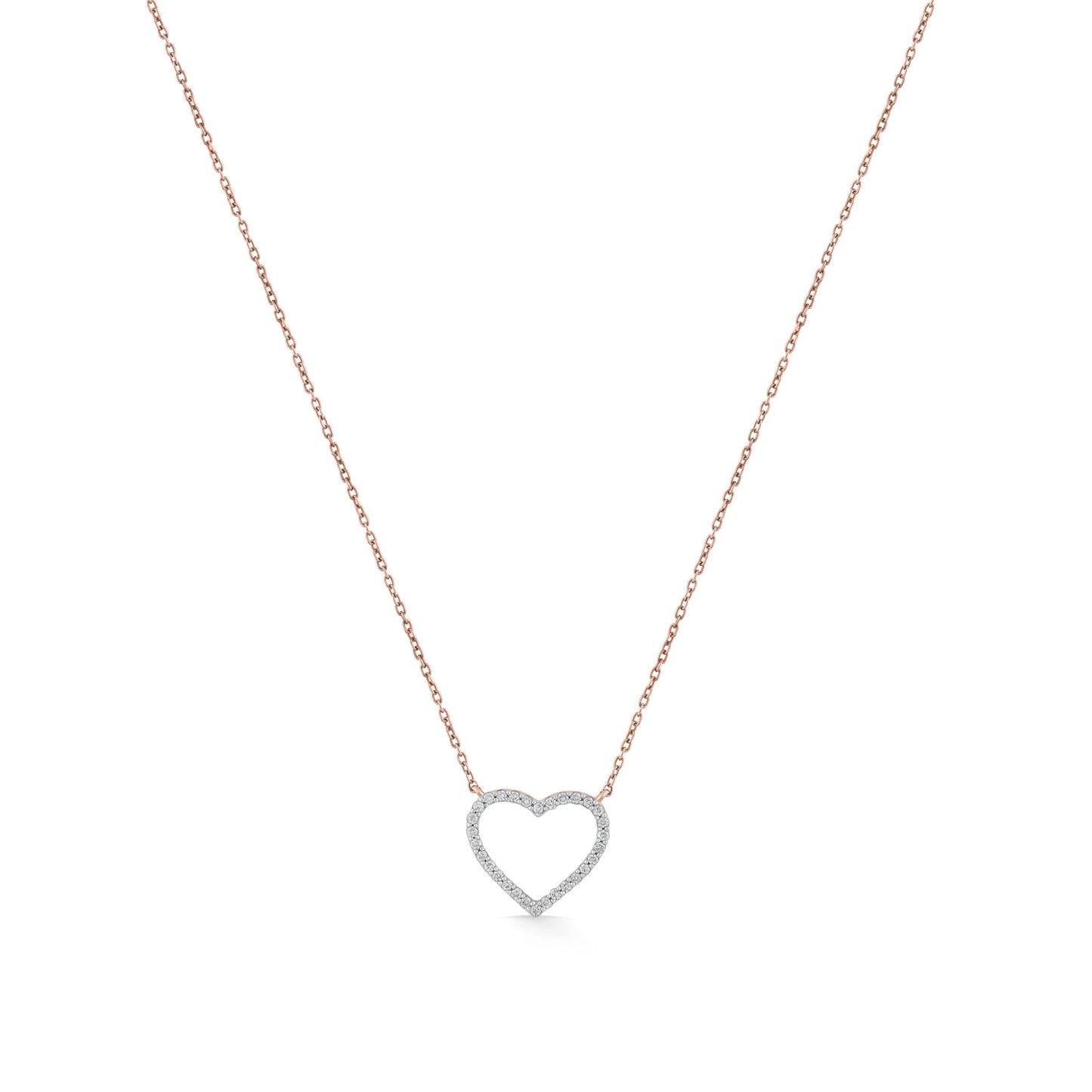 Diamond Whisper Heart Pendant - Zen Diamond India