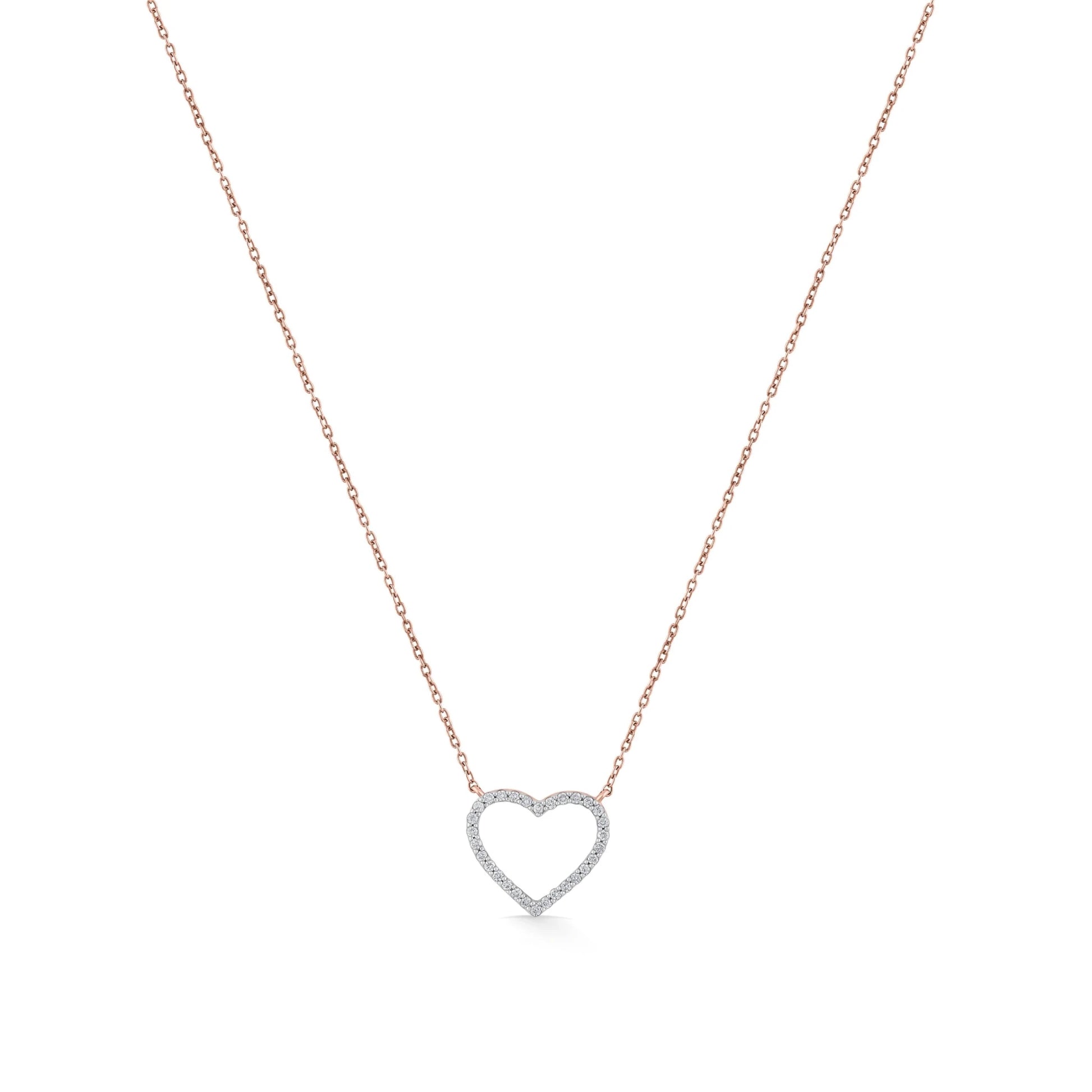 Diamond Whisper Heart Pendant - Zen Diamond India
