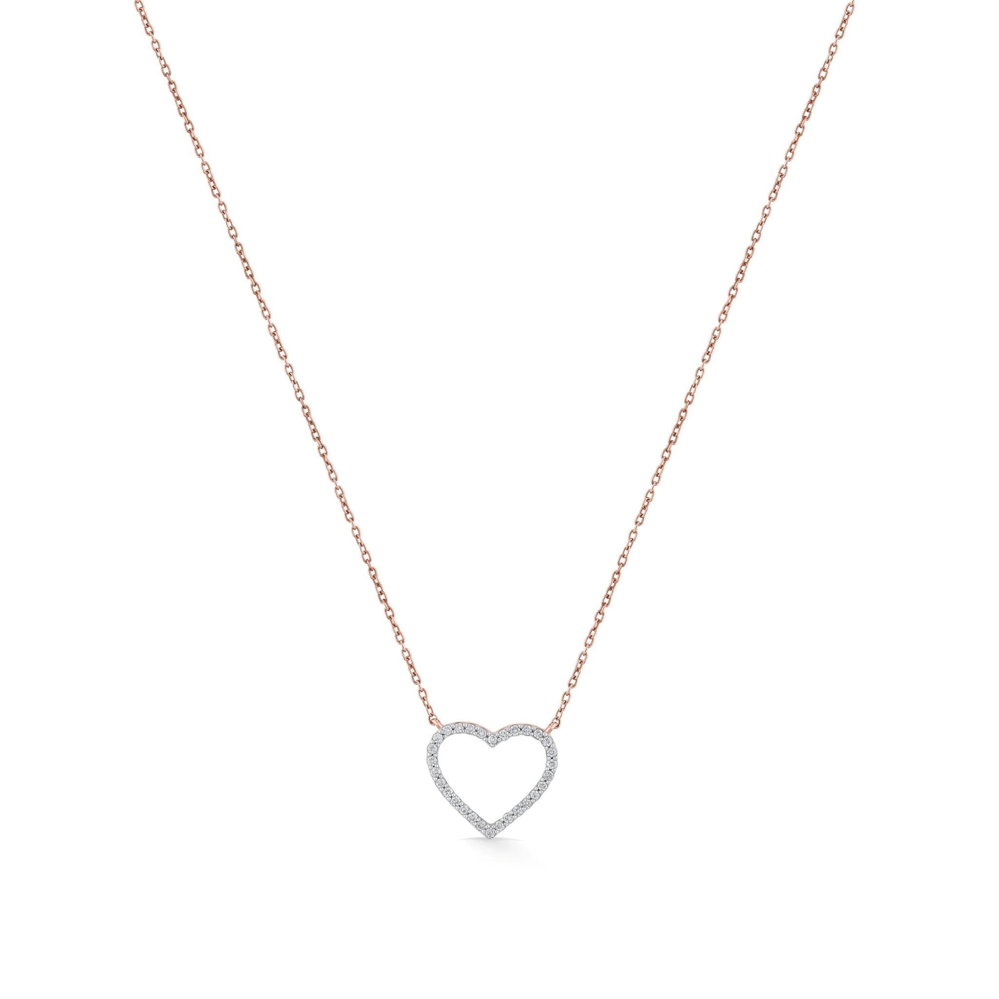 Diamond Whisper Heart Pendant - Zen Diamond India