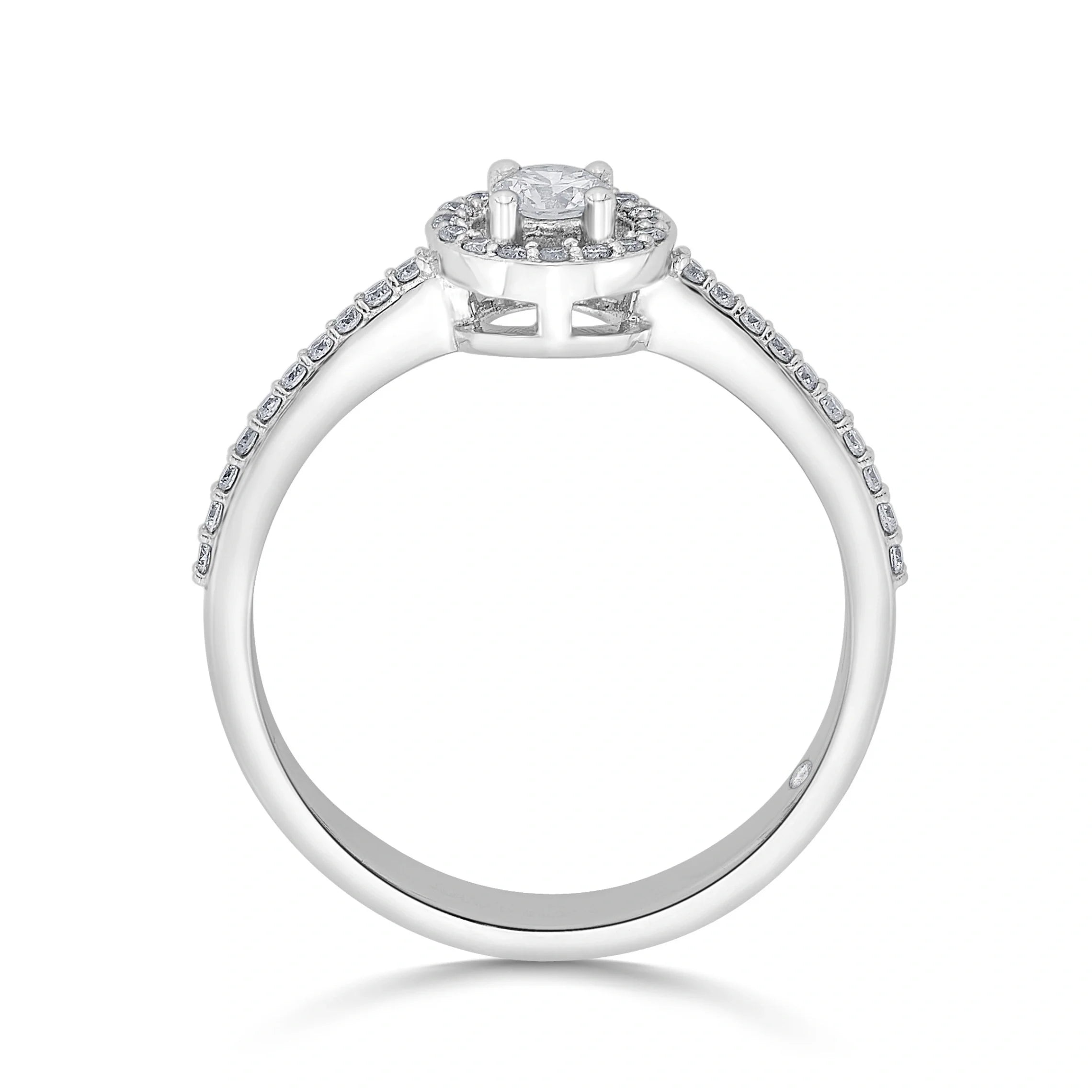 Zen Pirlanta Circular Starlight Spark Ring - Zen Diamond India