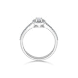 Solitaire Circular Starlight Spark Ring - Zen Diamond India