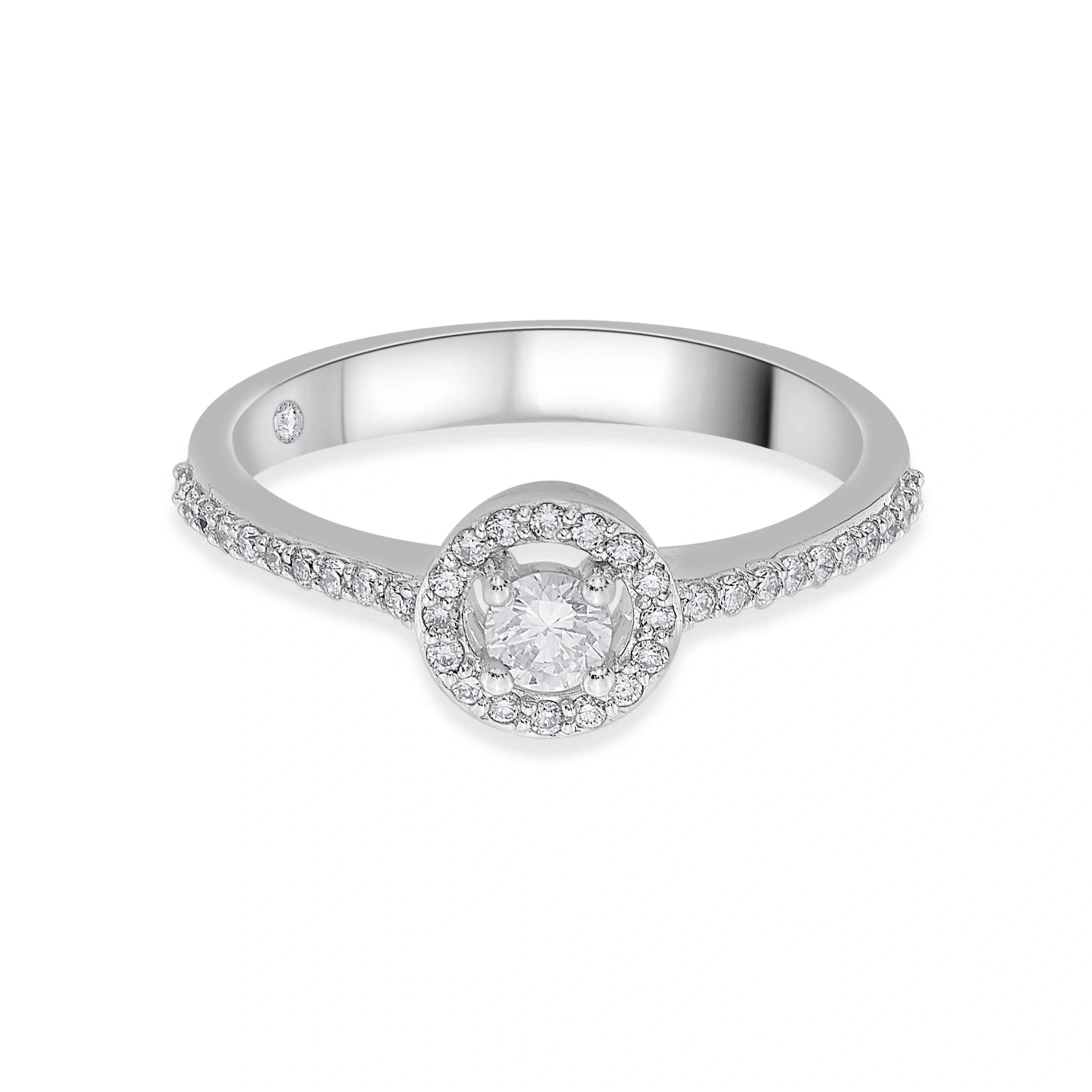 Zen Pirlanta Circular Starlight Spark Ring - Zen Diamond India