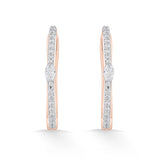 Sassy Lustre Loop Earrings - Zen Diamond India
