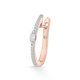 Sassy Lustre Loop Earrings - Zen Diamond India