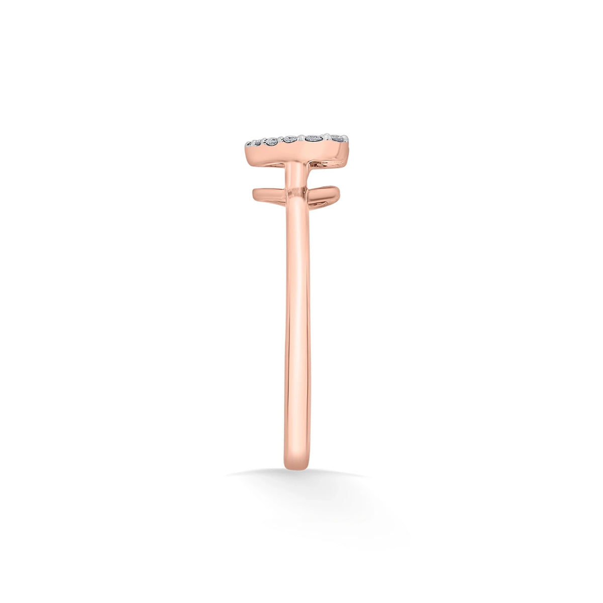 Love Knot Diamond Whisper Heart Ring - Zen Diamond India
