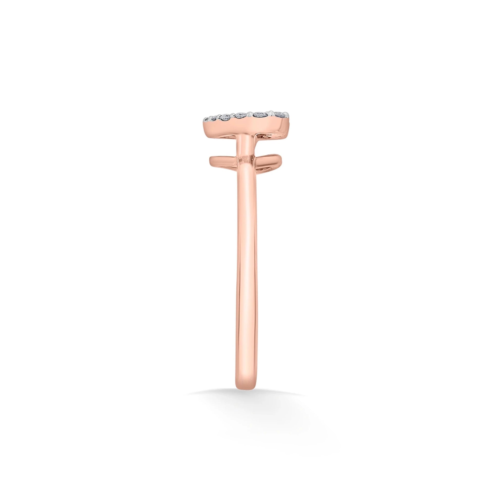 Love Knot Diamond Whisper Heart Ring - Zen Diamond India