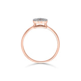 Love Knot Diamond Whisper Heart Ring - Zen Diamond India