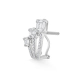 Enchante Shimmer Arc Elegance Earrings - Zen Diamond India