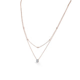Deck Up Dual Layer Emerald Necklace - Zen Diamond India
