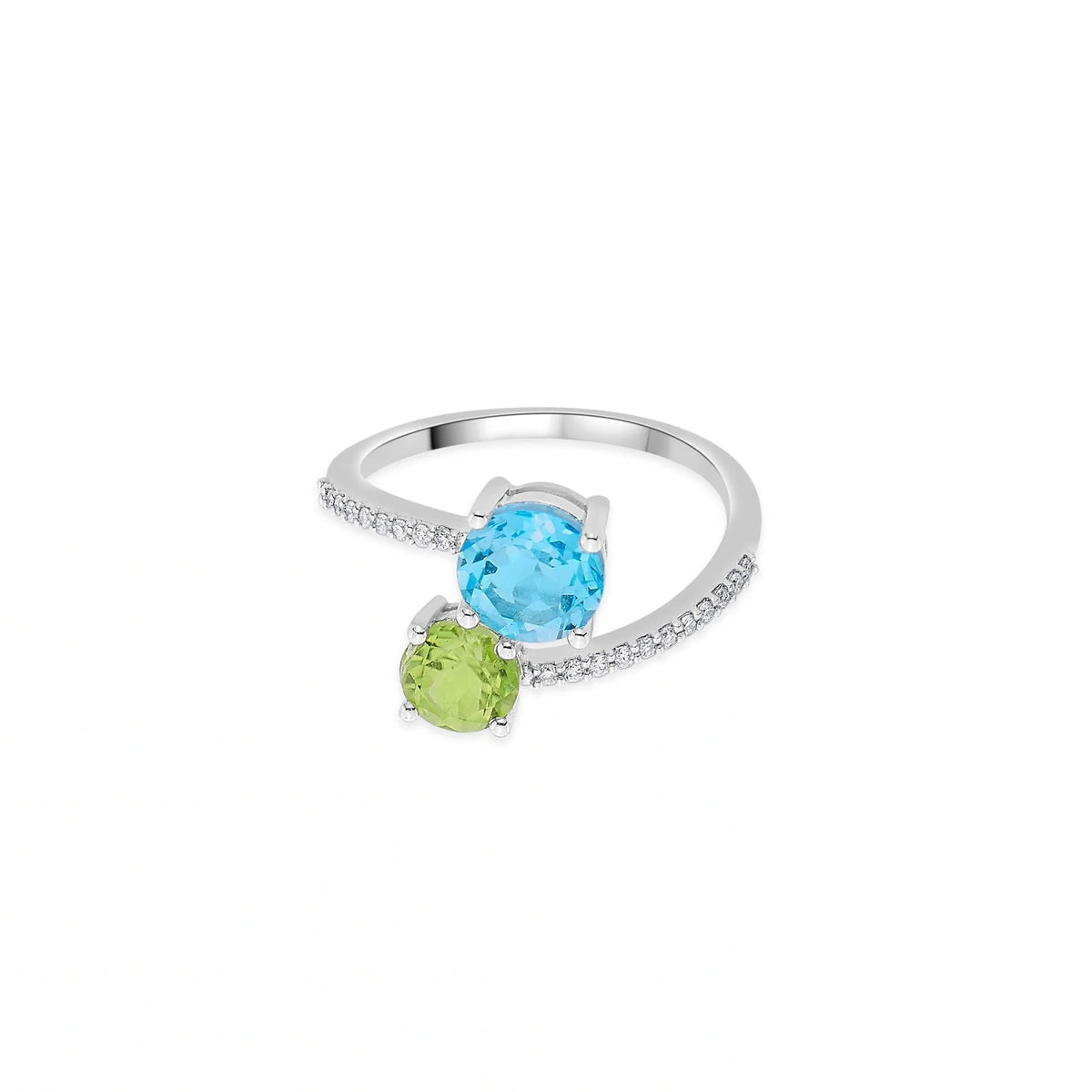 Color Pop Twist Luxe Ring - Zen Diamond India
