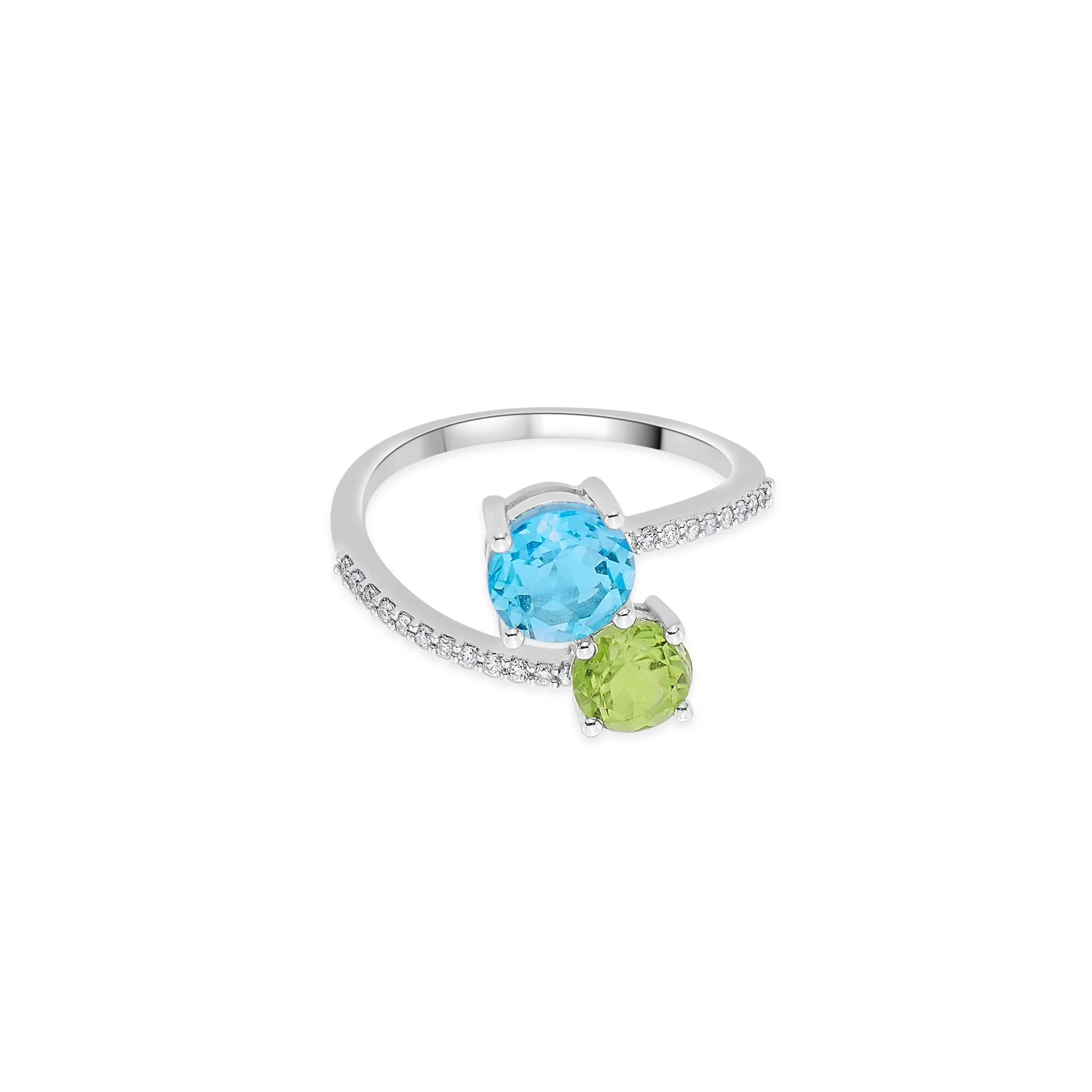 Color Pop Twist Luxe Ring - Zen Diamond India