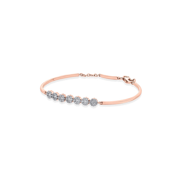 Sassy Seven Sparkle Cluster Bracelet - Zen Diamond India