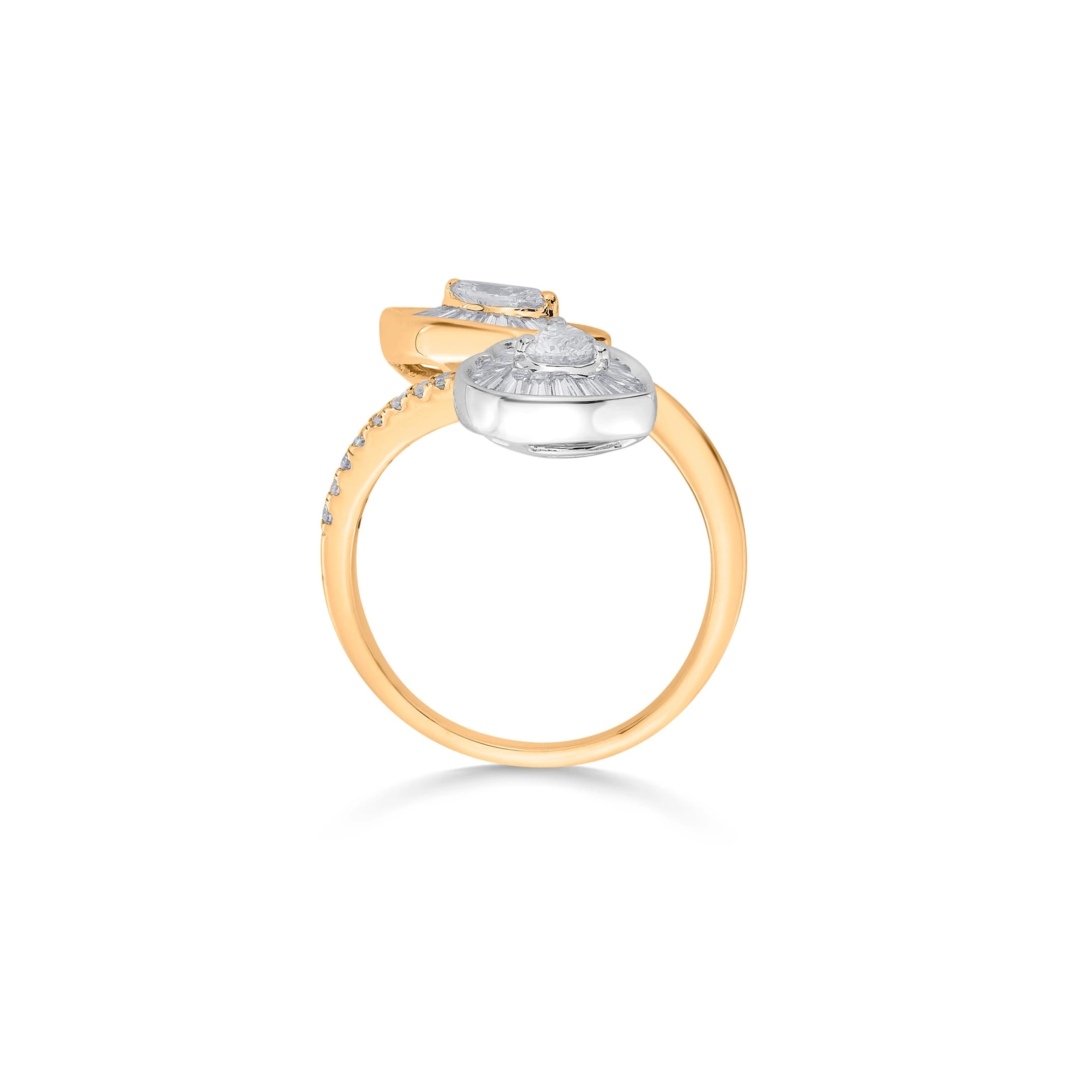 Iris Stellar Symmetry Ring - Zen Diamond India