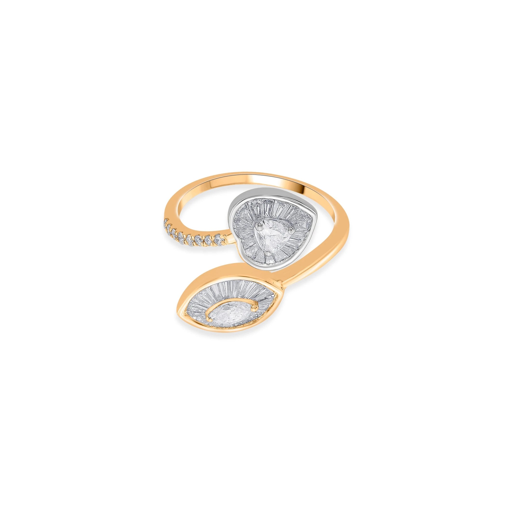 Iris Stellar Symmetry Ring - Zen Diamond India