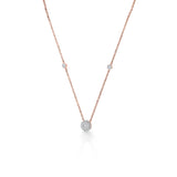 Deck Up Dual Layer Round Necklace - Zen Diamond India