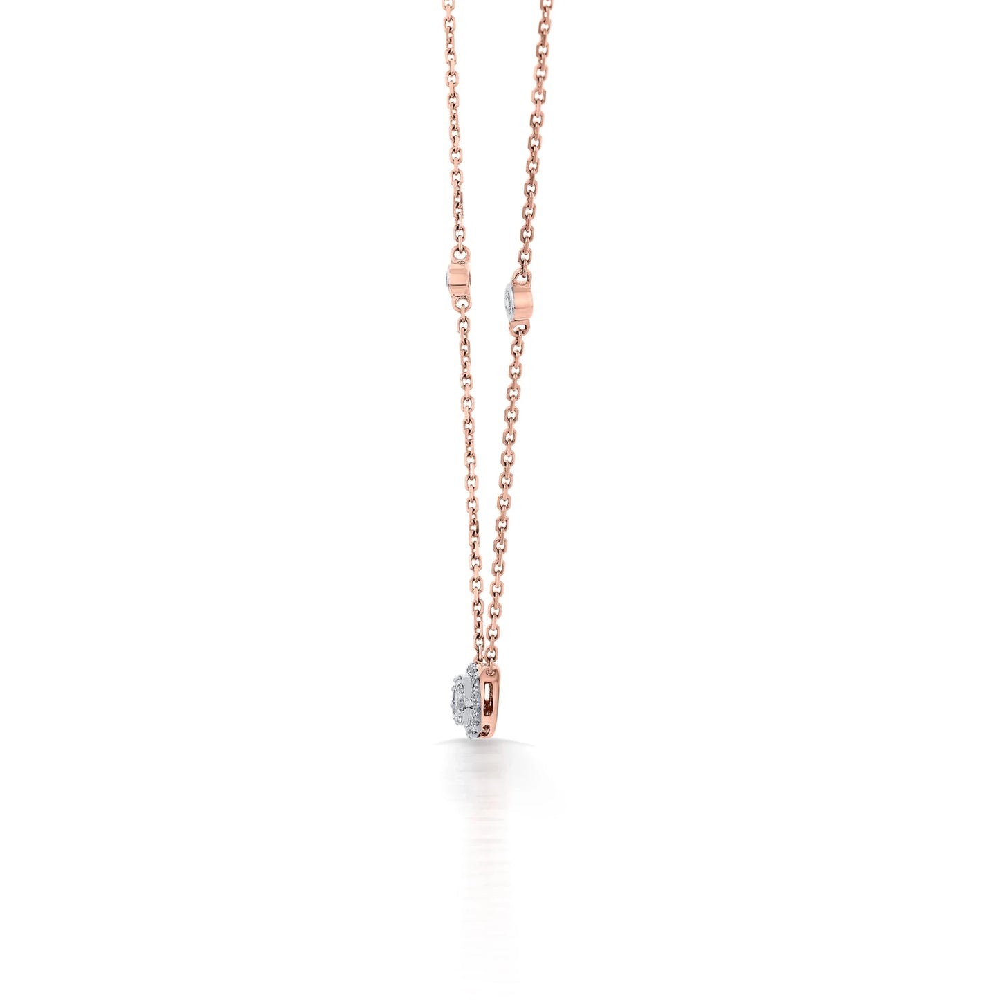 Deck Up Dual Layer Round Necklace - Zen Diamond India