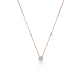 Deck Up Dual Layer Round Necklace - Zen Diamond India