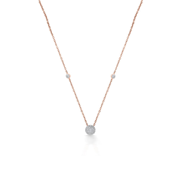 Deck Up Dual Layer Round Necklace - Zen Diamond India